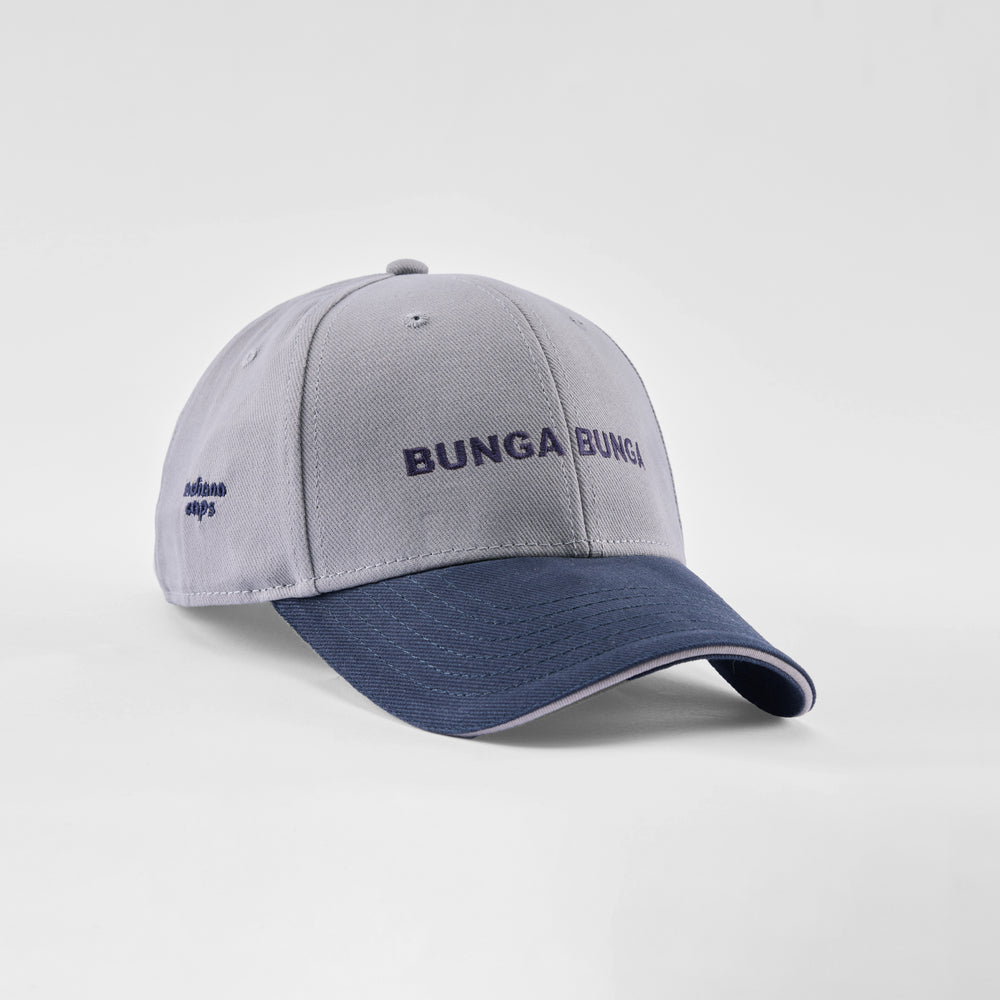 Cappellino bicolore in caldo cotone "Bunga Bunga"