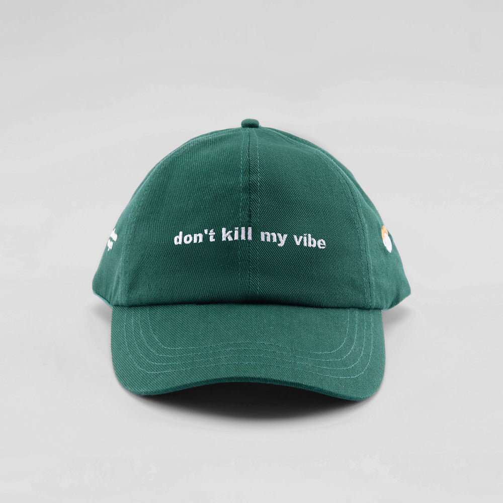 Cappellino in caldo cotone "Don't kill my vibe"