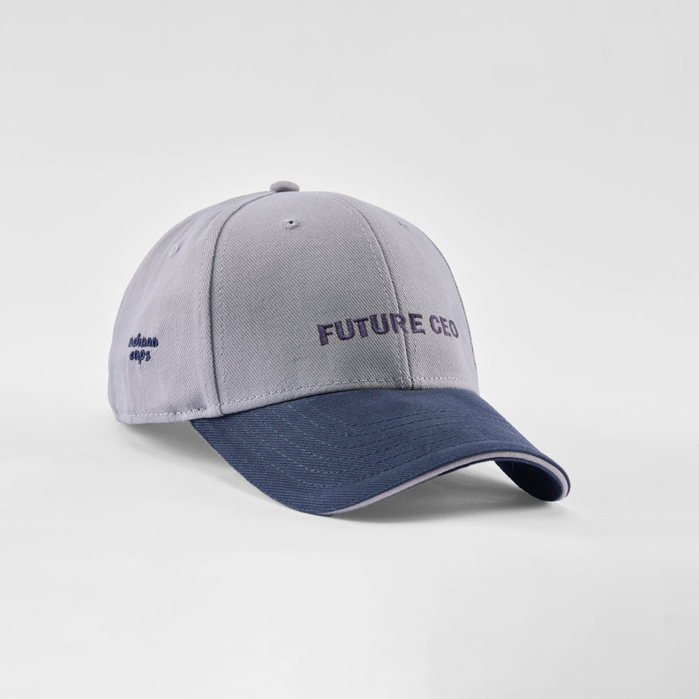 Cappellino bicolore in caldo cotone "Future ceo"