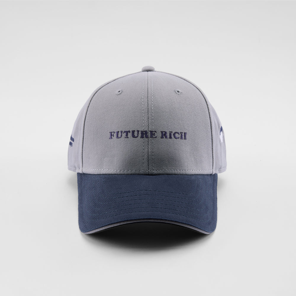 Cappellino bicolore in caldo cotone "Future rich"