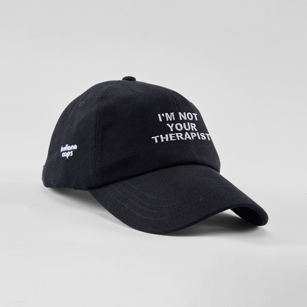 Cappellino in caldo cotone "I'm not your Therapist"