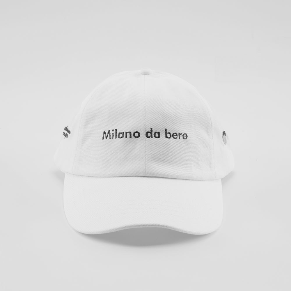 Cappellino in caldo cotone "Milano da bere"