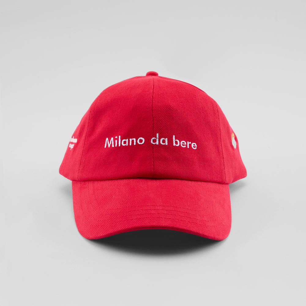 Cappellino in caldo cotone "Milano da bere"