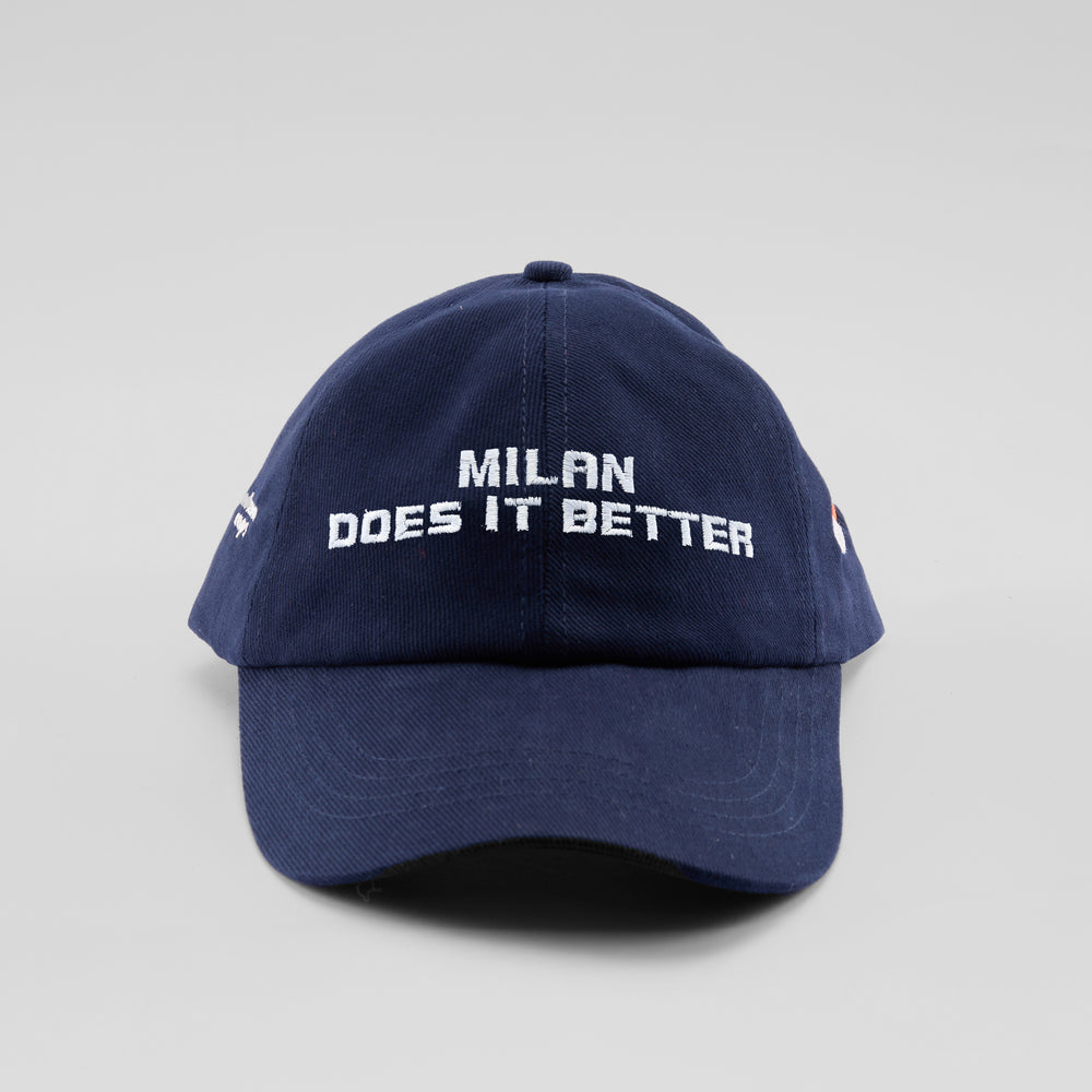 Cappellino in caldo cotone "Milan does it better"