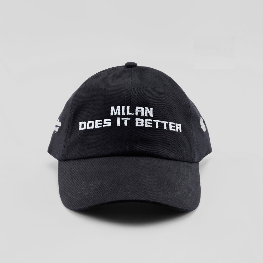 Cappellino in caldo cotone "Milan does it better"