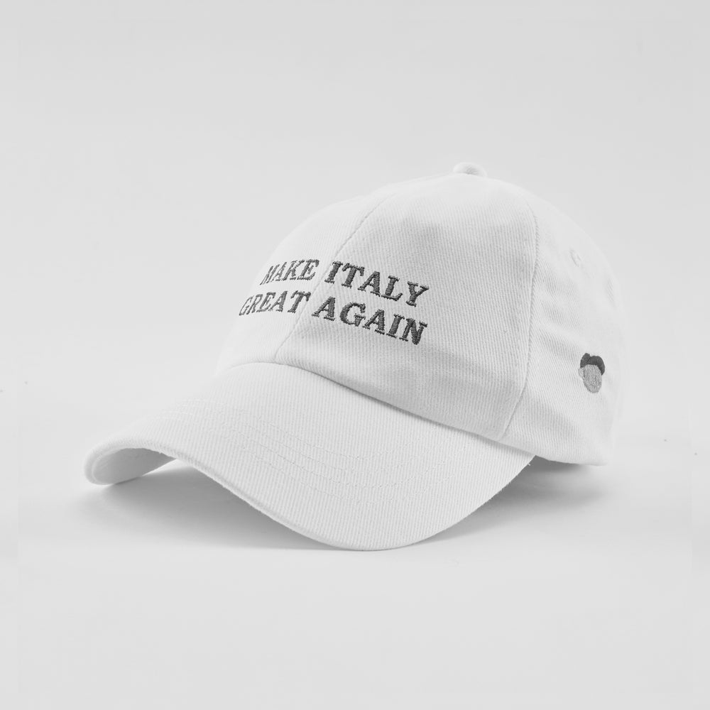 Cappellino in caldo cotone "Make Italy great again"