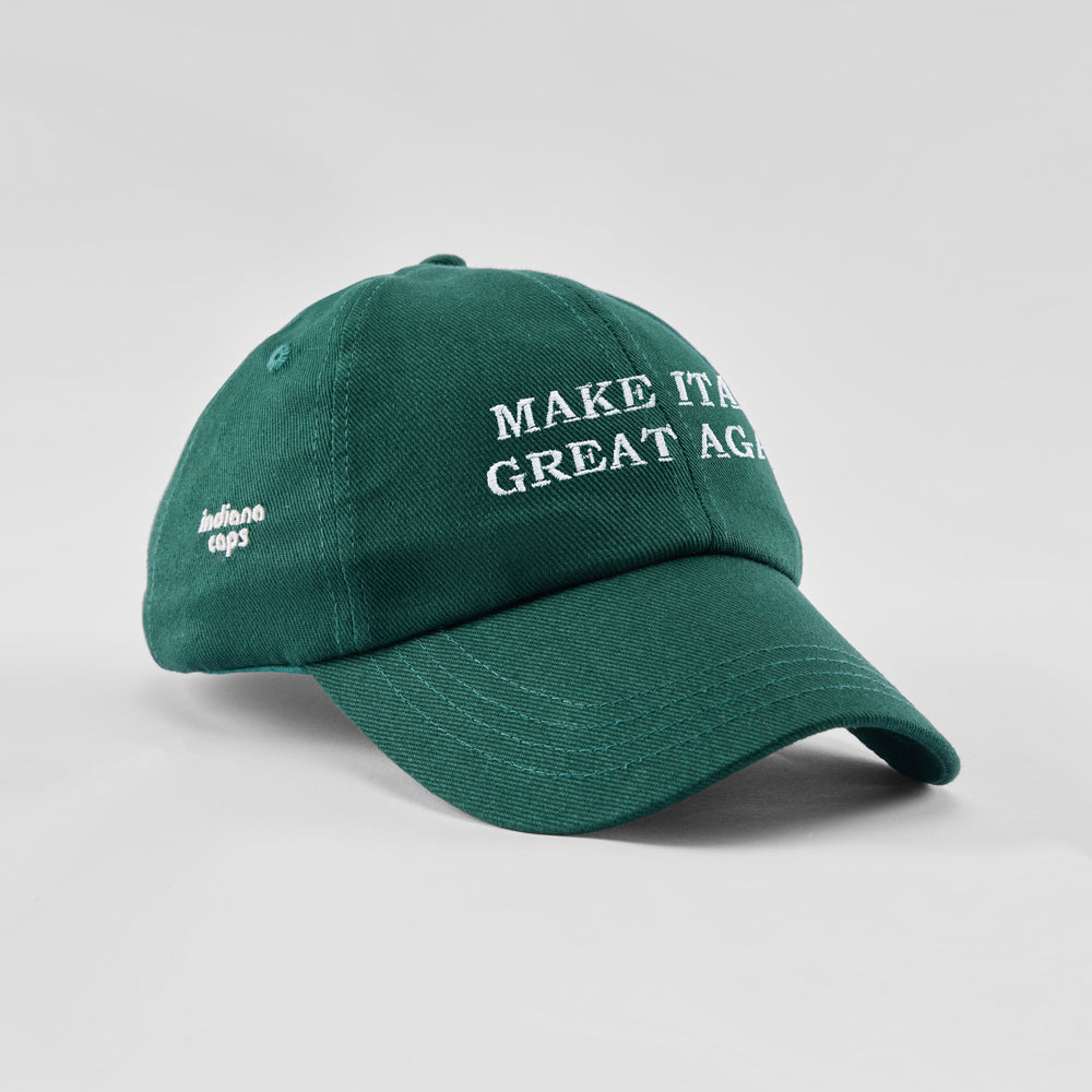 Cappellino in caldo cotone "Make Italy great again"