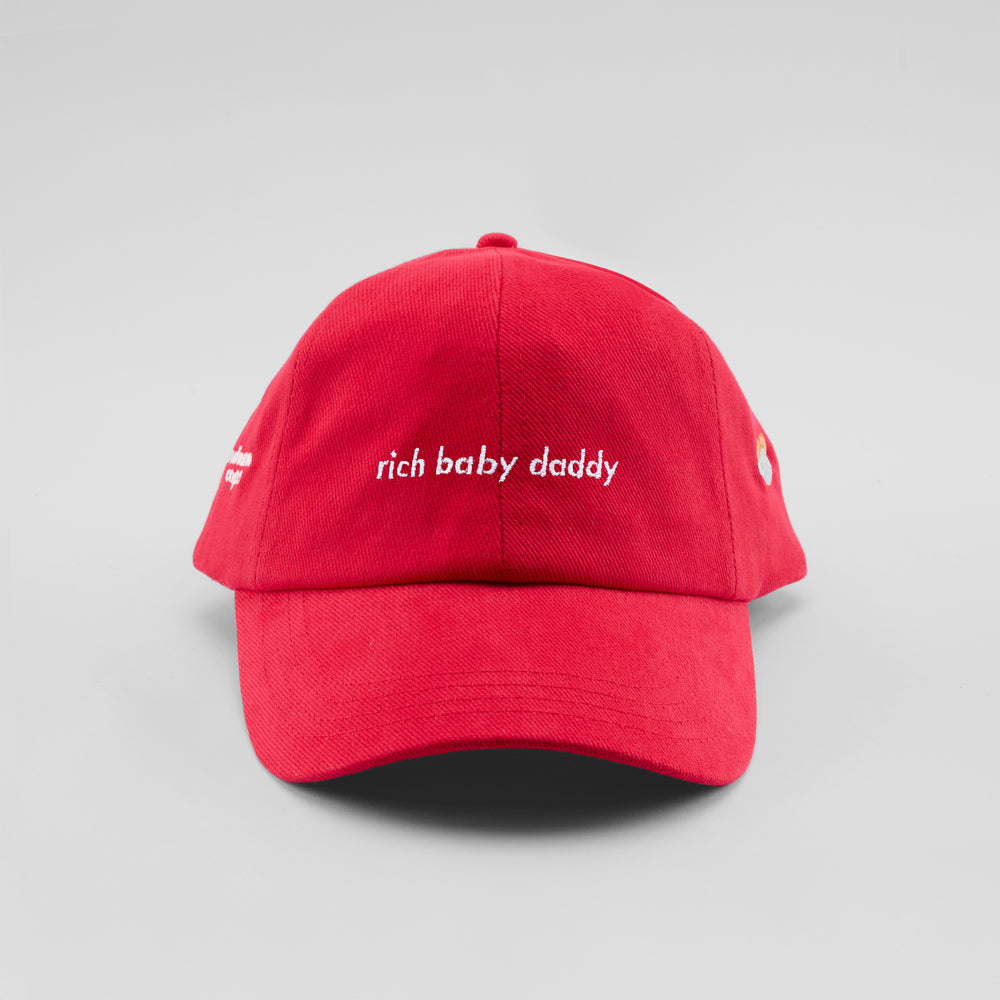 Cappellino in caldo cotone "Rich baby daddy"