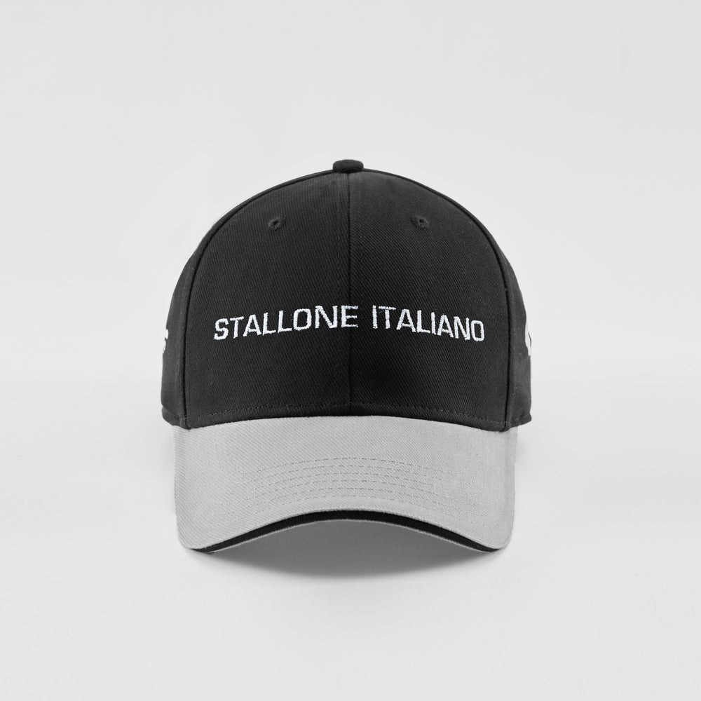 Cappellino bicolore in caldo cotone "Stallone Italiano"